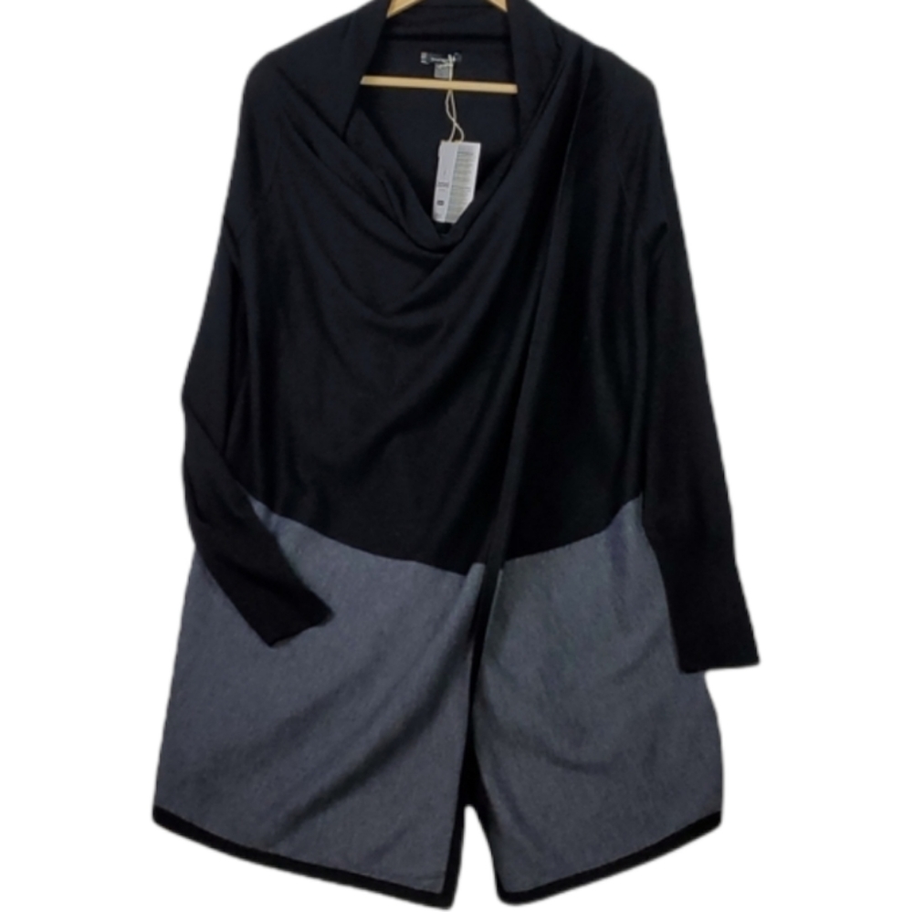 Smartwool Edgewood Women's Wrap Sweater Black L